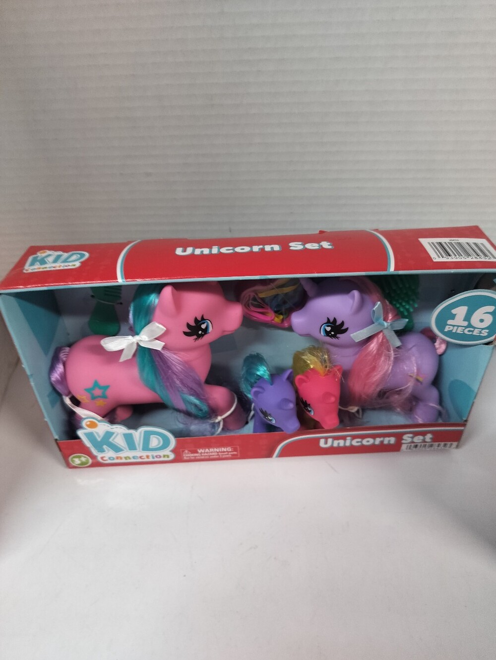 Kid Connection Pink & Purple Unicorn Playset - 16 Piece